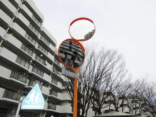 名古屋市千種区カーブミラー補修工事施工